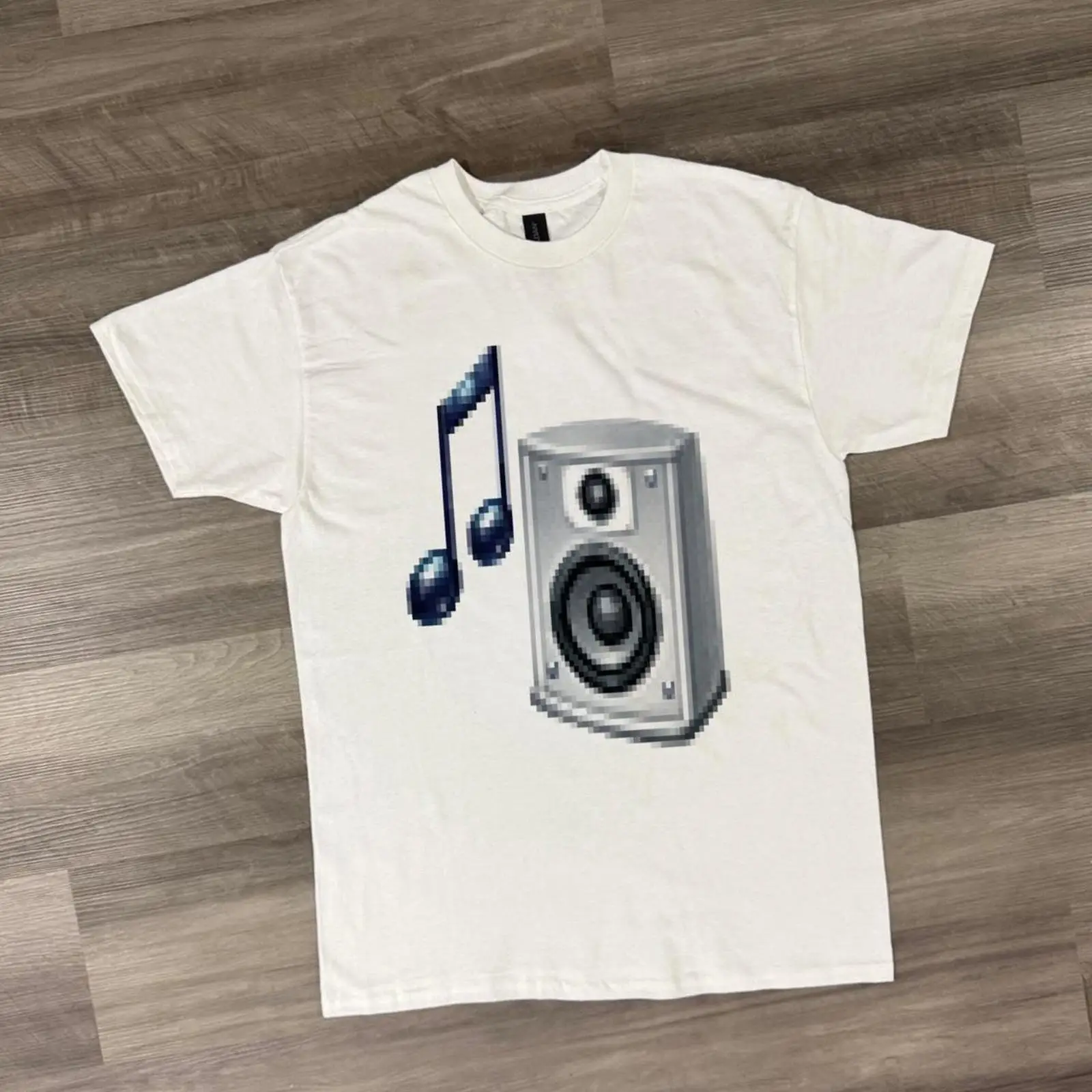 Audio Music Notes - Y2K Retro Pixel Art Music Note