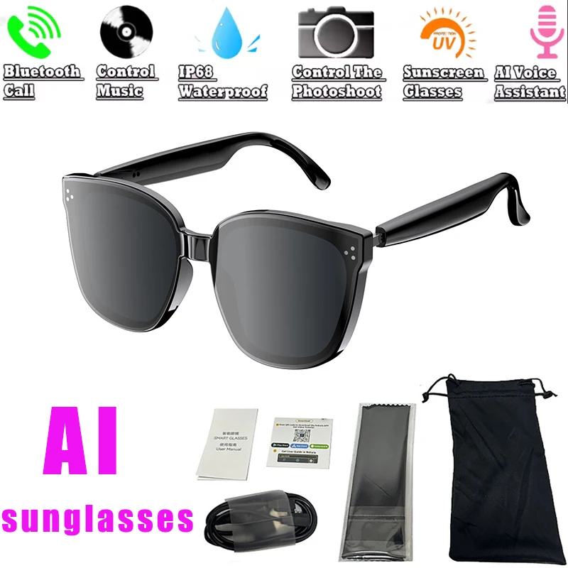 Audio With Music Ai - Polarized Smart AI Translation Glasses Filtering