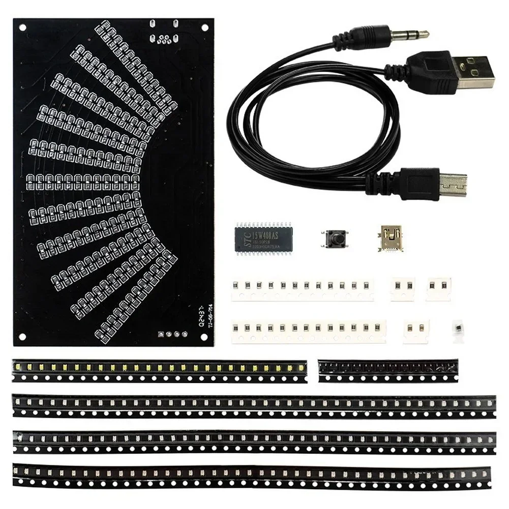 Audio Music Visualizer - DIY LED Music Spectrum Display Kit