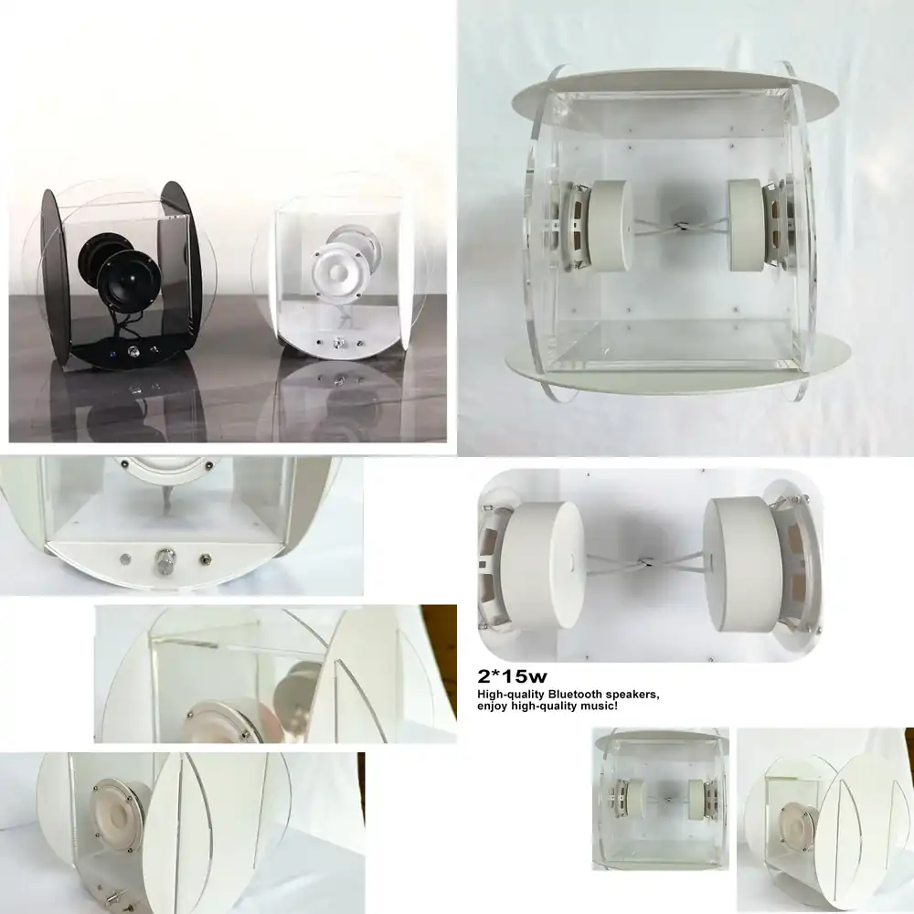 Audio Music Box - Transparent Blue Tooth Bt Speaker 15