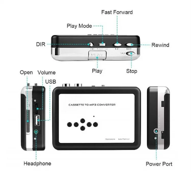Ezcap 231 USB Cassette Tape Mu - Audio Music File 评论和价格