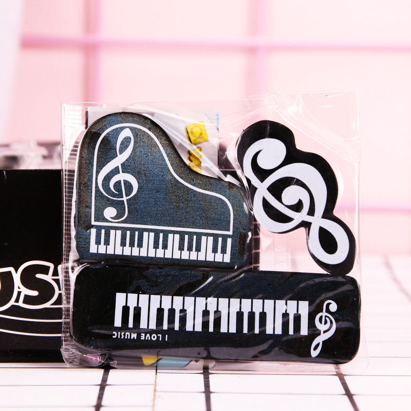 3Pcs/Set Creative Musical Pian - Audio Music Notes 评论和价格