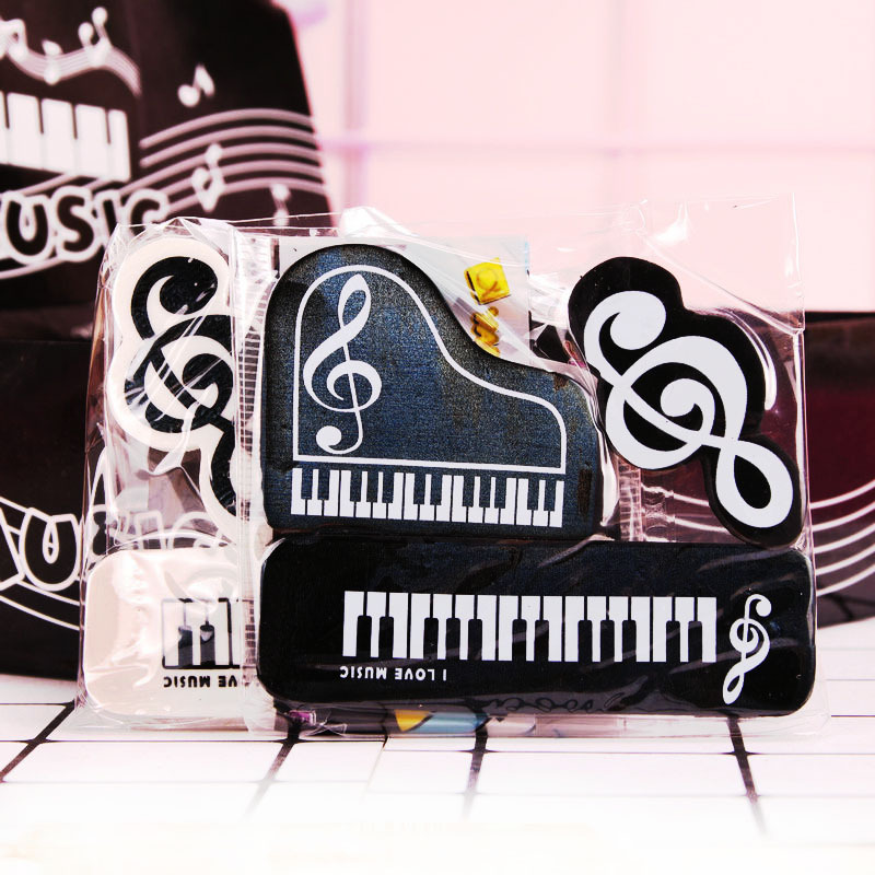 3Pcs/Set Creative Musical Pian - Audio Music Notes 评论和价格