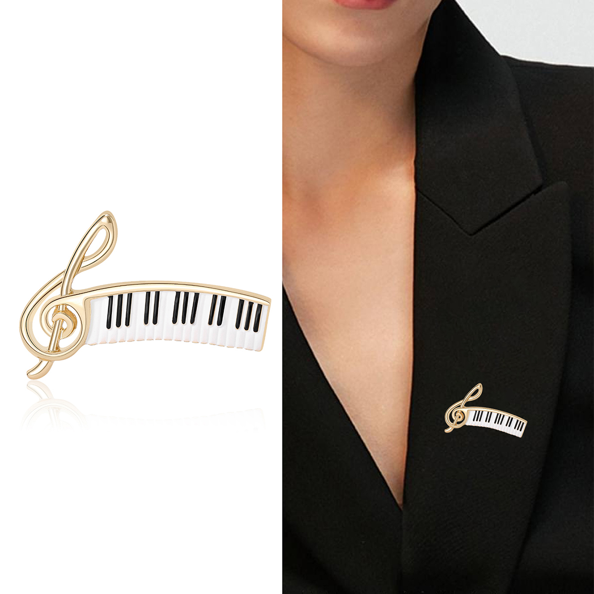 Beaut&Berry Classic Enamel Pia - Audio Music Notes 评论和价格