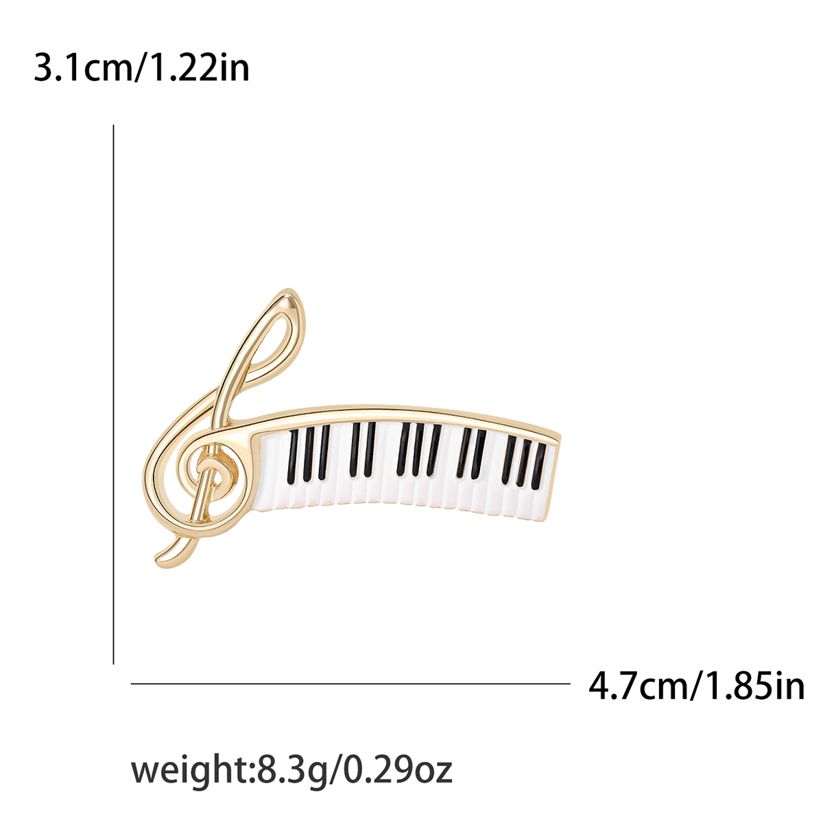Beaut&Berry Classic Enamel Pia - Audio Music Notes 评论和价格