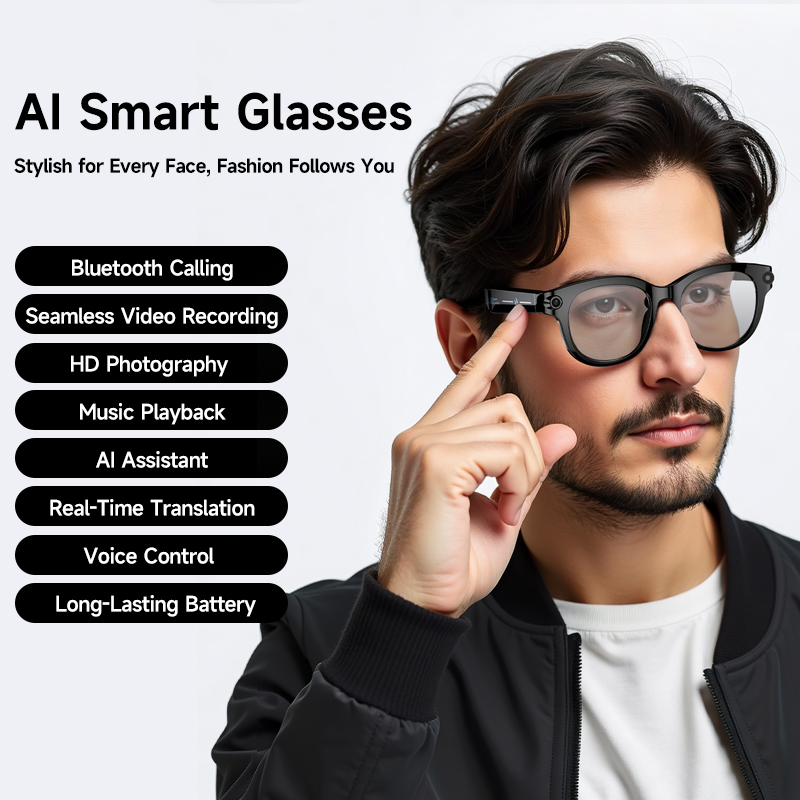 Lenovo 8K HD AI Smart Glasses  - Audio With Music Ai 评论和价格