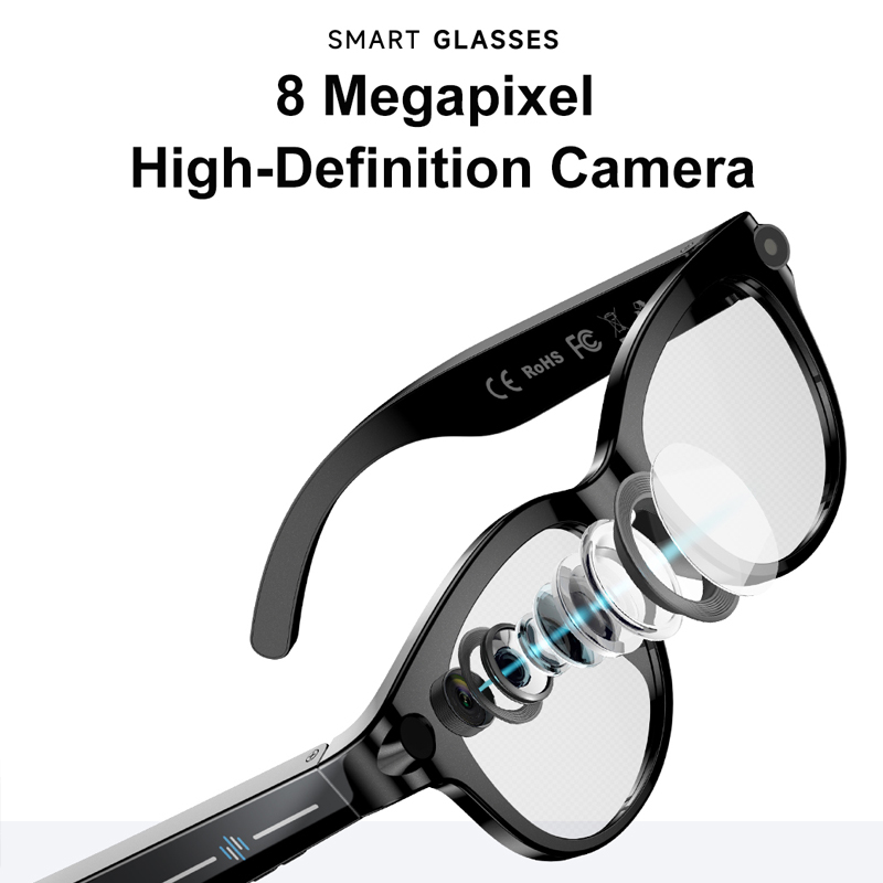 Lenovo 8K HD AI Smart Glasses  - Audio With Music Ai 评论和价格