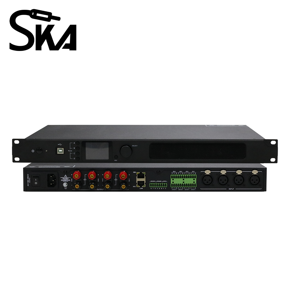DSP Digital Power Amplifier 1U - Audio Mixer 4 Channel 评论和价格