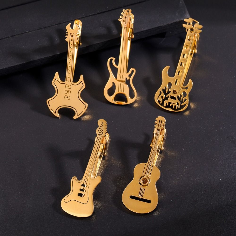 Fashion Treble Clef Guitar Tie - Audio Music Notes 评论和价格