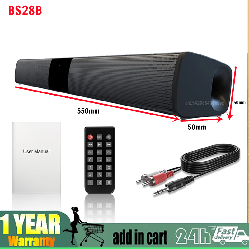 40W Wireless Bluetooth Soundba - Audio Music Visualizer 评论和价格