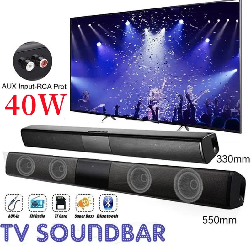 40W Wireless Bluetooth Soundba - Audio Music Visualizer 评论和价格