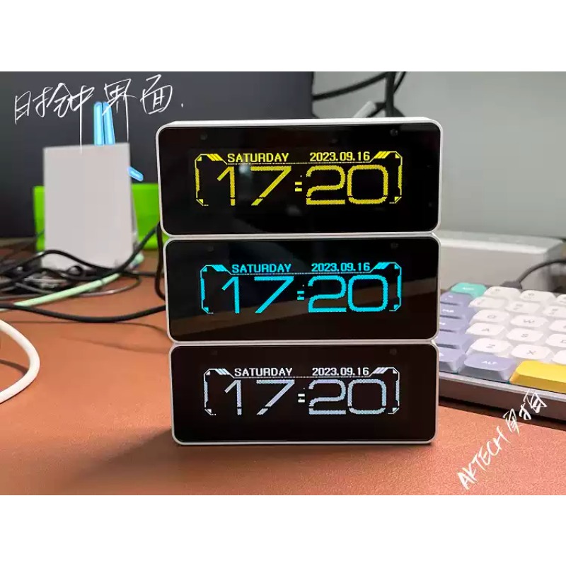 Everbright Store AK25664 Clock - Audio Music Visualizer 评论和价格