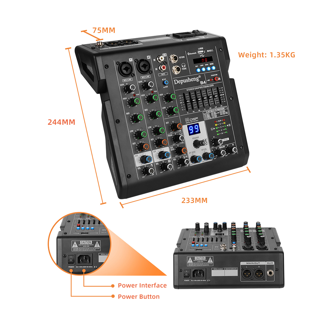 4 Channel Audio Mixer Audio In - Audio Mixer 4 Channel 评论和价格