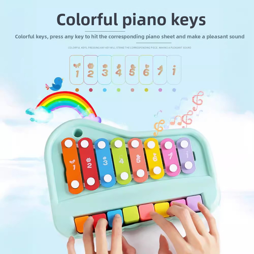 8-Note Xylophone Piano 2-in-1  - Audio Music Notes 评论和价格