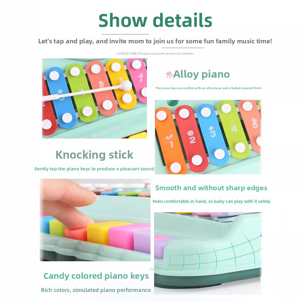8-Note Xylophone Piano 2-in-1  - Audio Music Notes 评论和价格