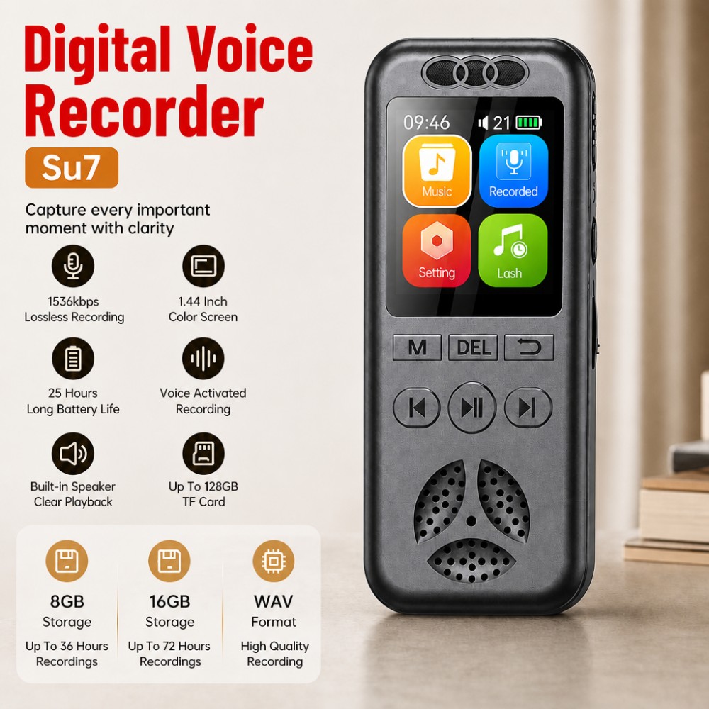 16GB Digital Voice Recorder Vo - Audio Music File 评论和价格
