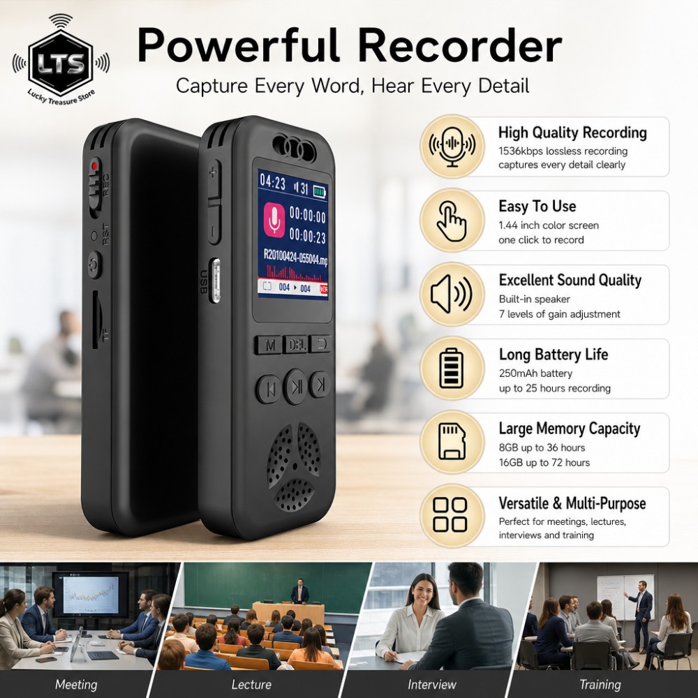 16GB Digital Voice Recorder Vo - Audio Music File 评论和价格
