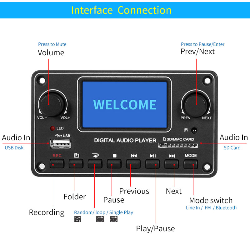 UNISIAN LCD Player Module MP3  - Metronome Digital 评论和价格