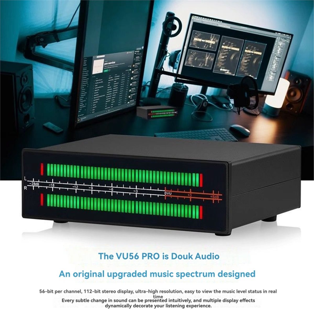 A40I VU56-PRO Dual Channel Mus - Audio Music Visualizer 评论和价格