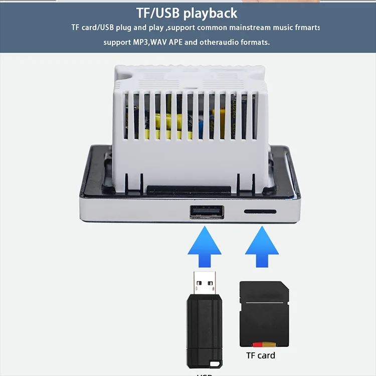 Bluetooth Wall Amplifier Home  - Audio Music For Background 评论和价格