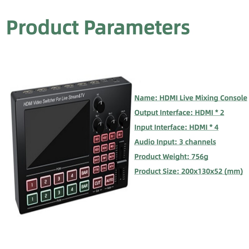 4 Channel 1080P HDMI Live Stre - Audio Mixer 4 Channel 评论和价格