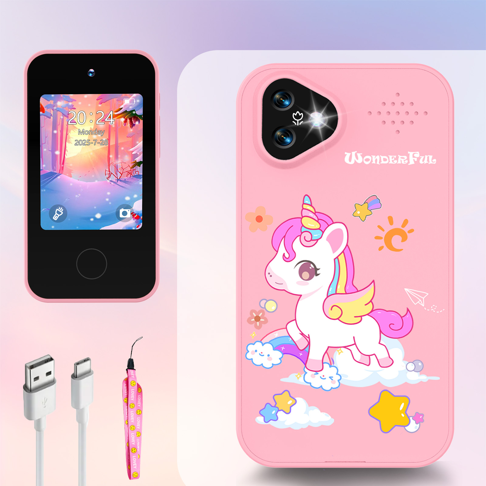 Unicorn Kids Smart Phone Camer - Metronome Digital 评论和价格