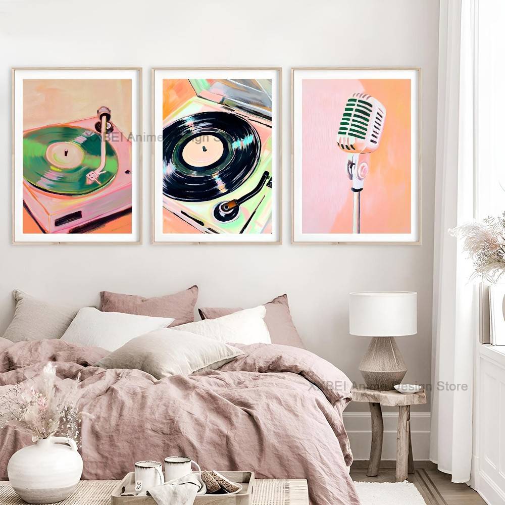 Vintage Audio Paper Poster Han - Audio Music Wallpaper 评论和价格