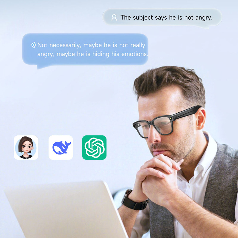 AI Smart Glasses 8 Million Cam - Audio With Music Ai 评论和价格