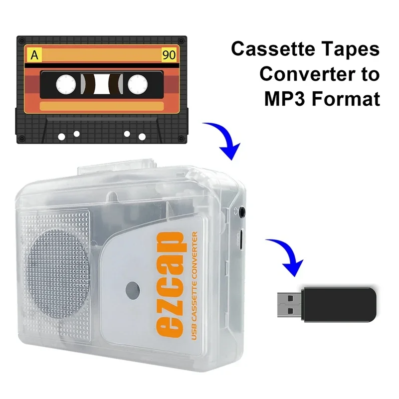 Ezcap 249 USB Cassette Player  - Audio Music File 评论和价格