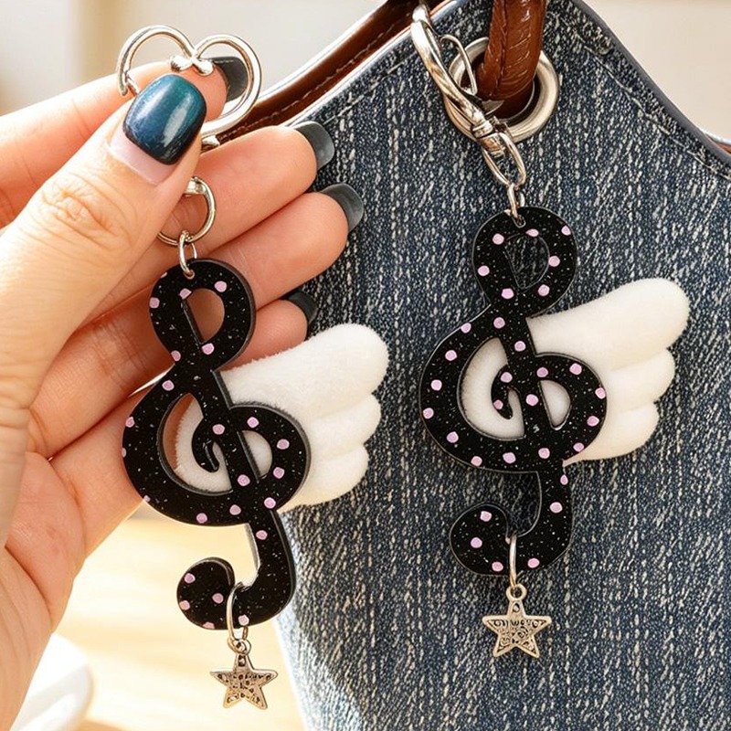 Acrylic Plush Musical Note Key - Audio Music Notes 评论和价格