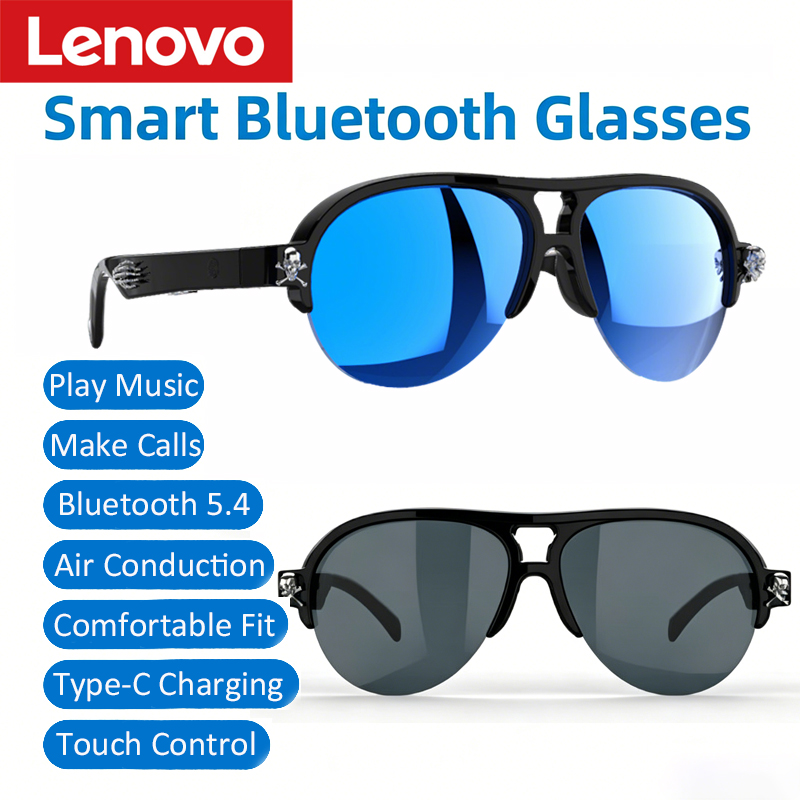 Lenovo Bluetooth AI Smart Glas - Audio With Music Ai 评论和价格