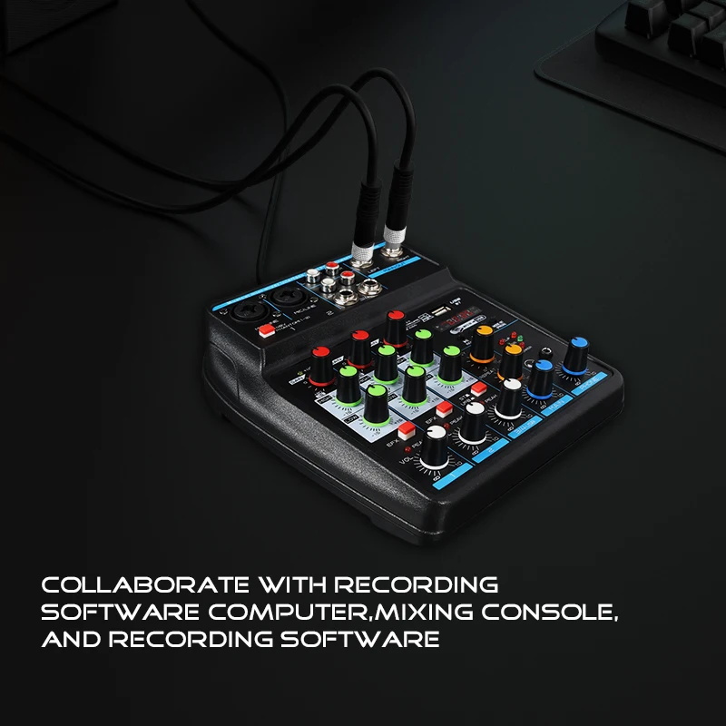 4-Channel Mini USB Audio Mixer - Audio Mixer 4 Channel 评论和价格