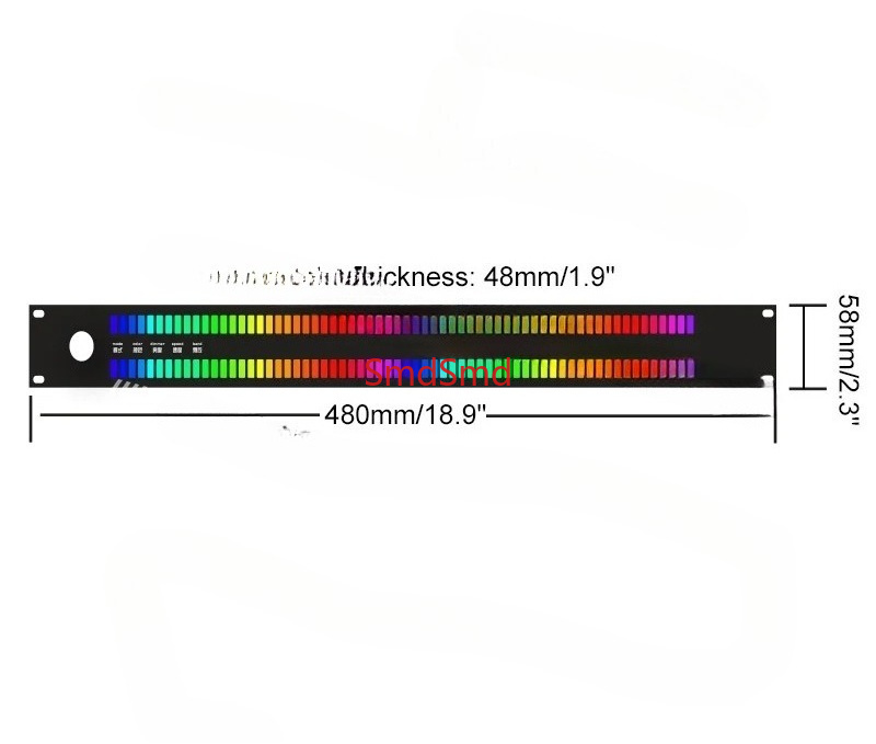 128-Light LED Music Spectrum D - Audio Music Visualizer 评论和价格