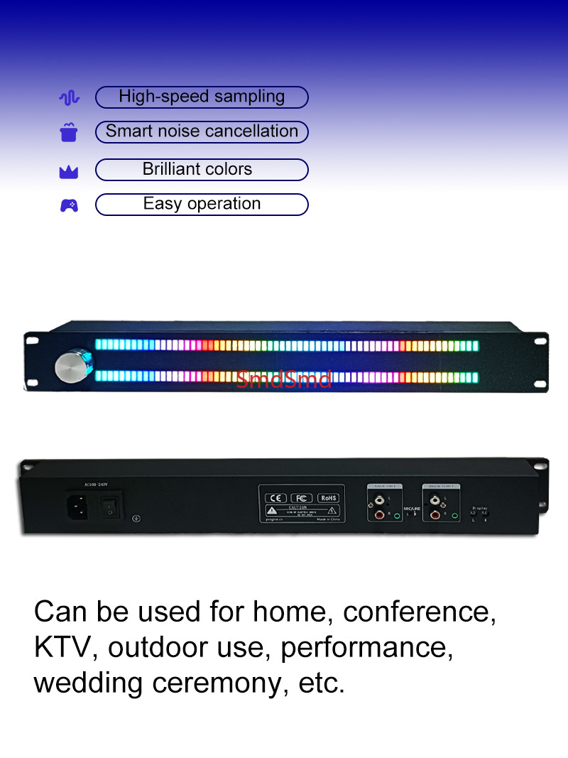 128-Light LED Music Spectrum D - Audio Music Visualizer 评论和价格