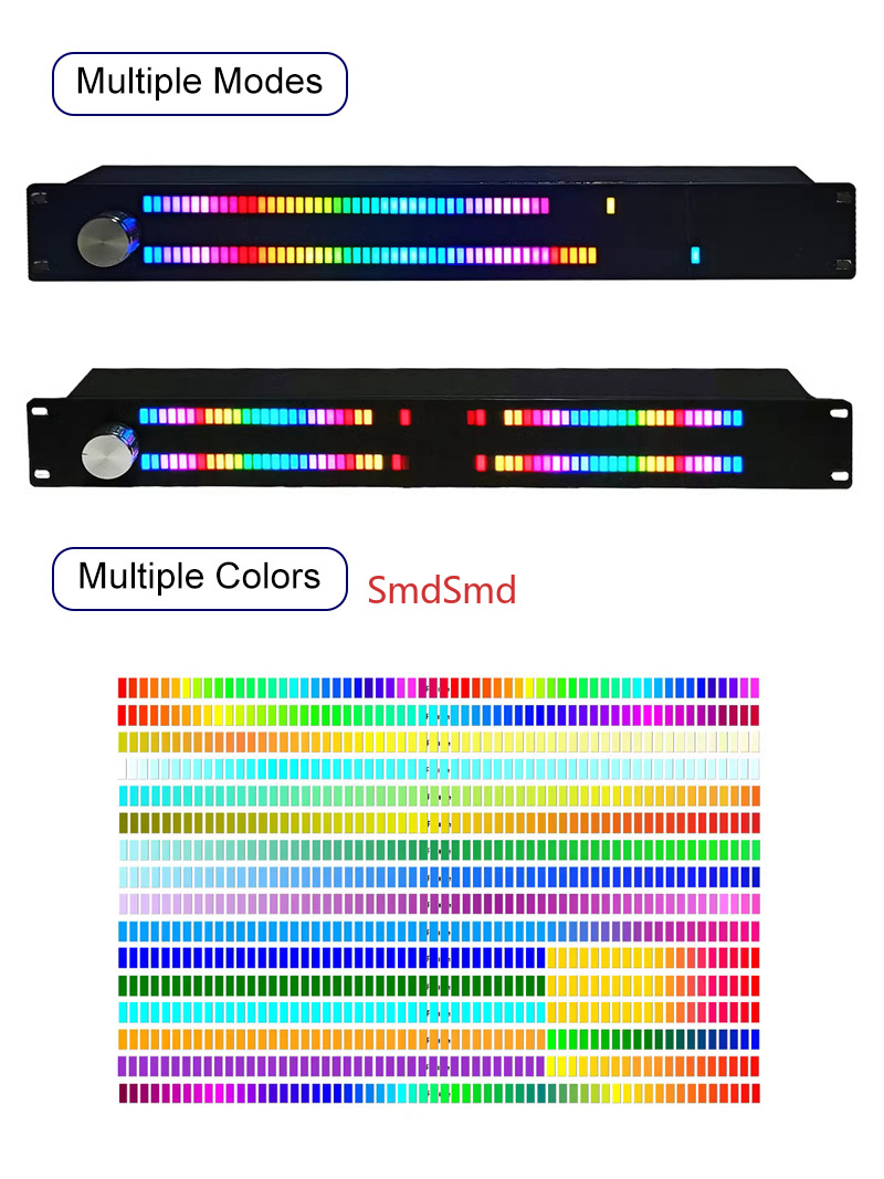128-Light LED Music Spectrum D - Audio Music Visualizer 评论和价格