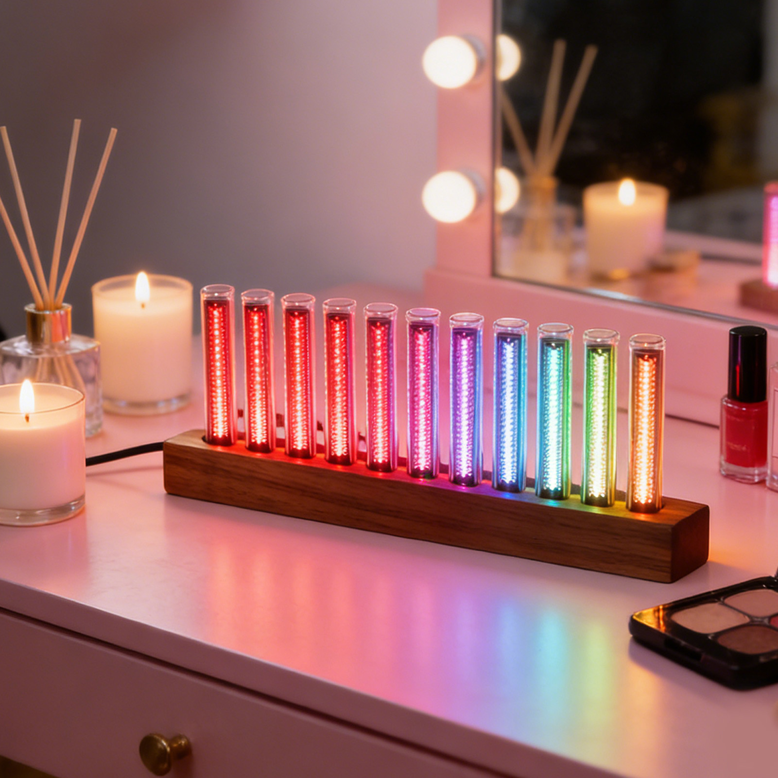LED Music Spectrum Display Hom - Audio Music Visualizer 评论和价格